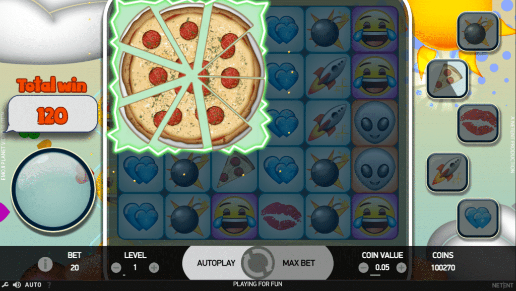 Emoji Planet Casino Pizza